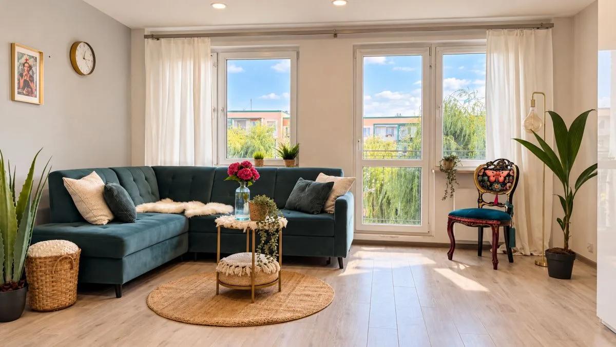 3 pokoje | 61,5 m² | duży balkon | os. Przyjaźń