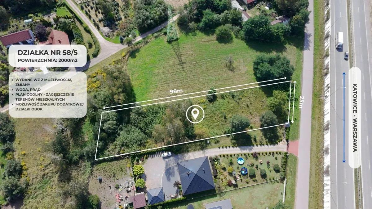 Zawady: działka 2000 m² z WZ, prywatność i natura