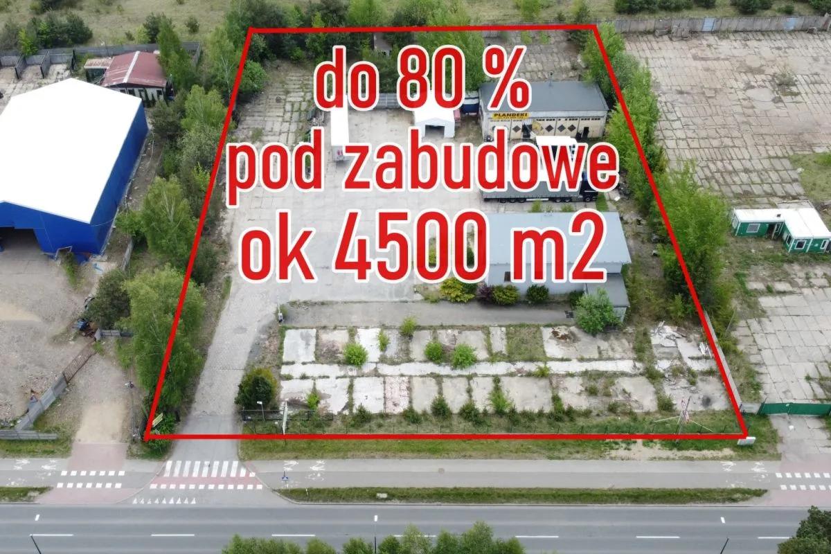 Działka przemysłowa 80% zabudowy 12m wysok DK46